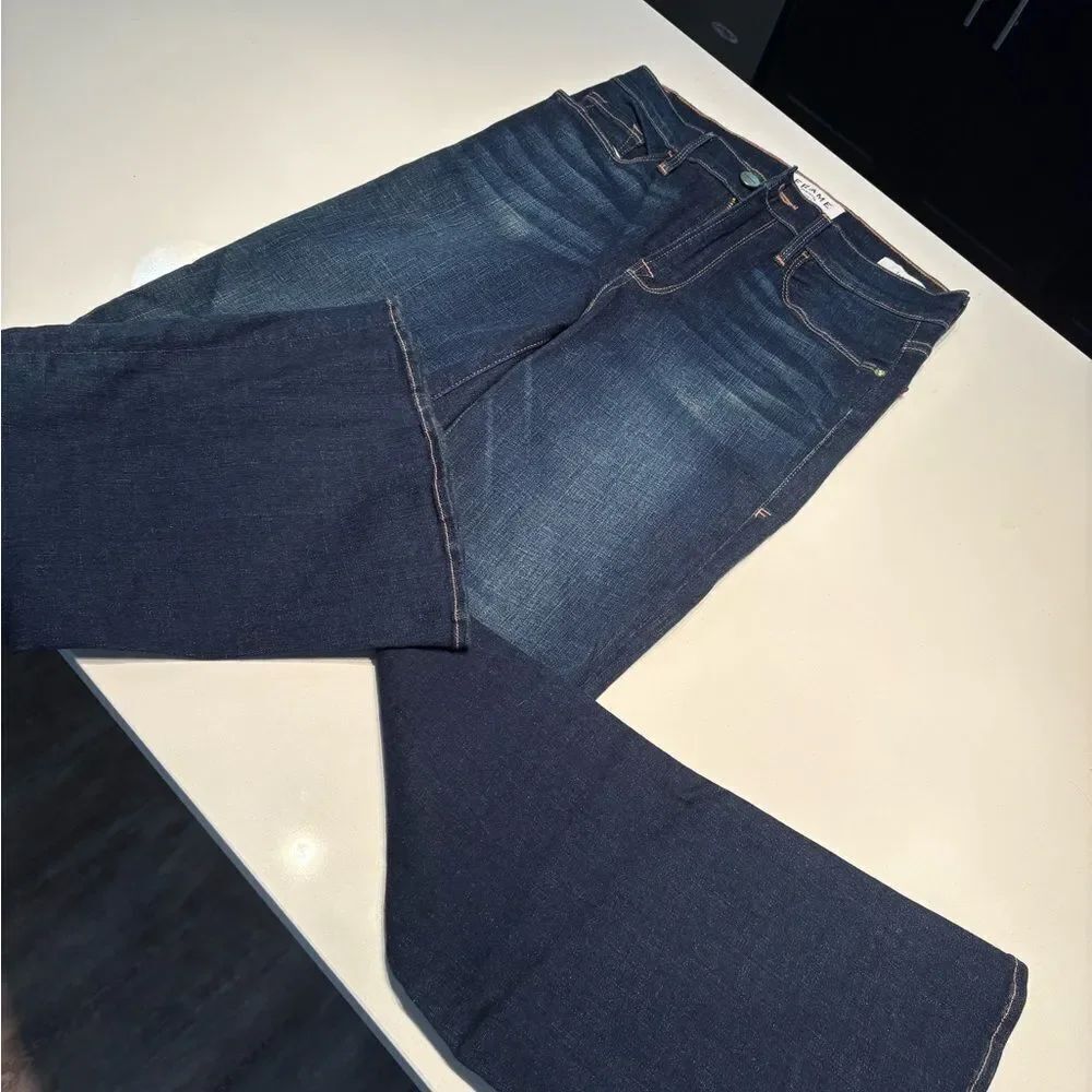Frame Denim Le Crop Bell Dark Wash, 27 - Picture 4 of 7